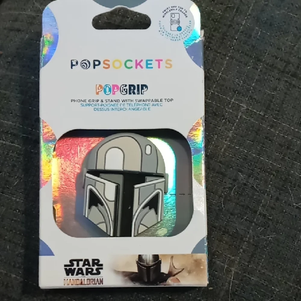 Disney PopSockets PopGrip with Blue and White Design